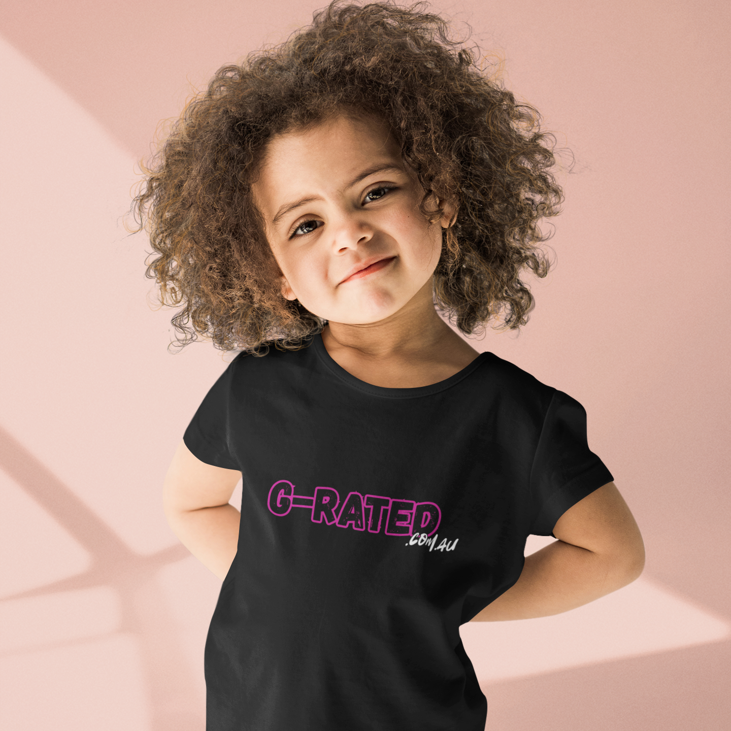 Black Tee - G-Rated Purple Logo