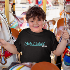 Black Tee - G-Rated Teal Logo