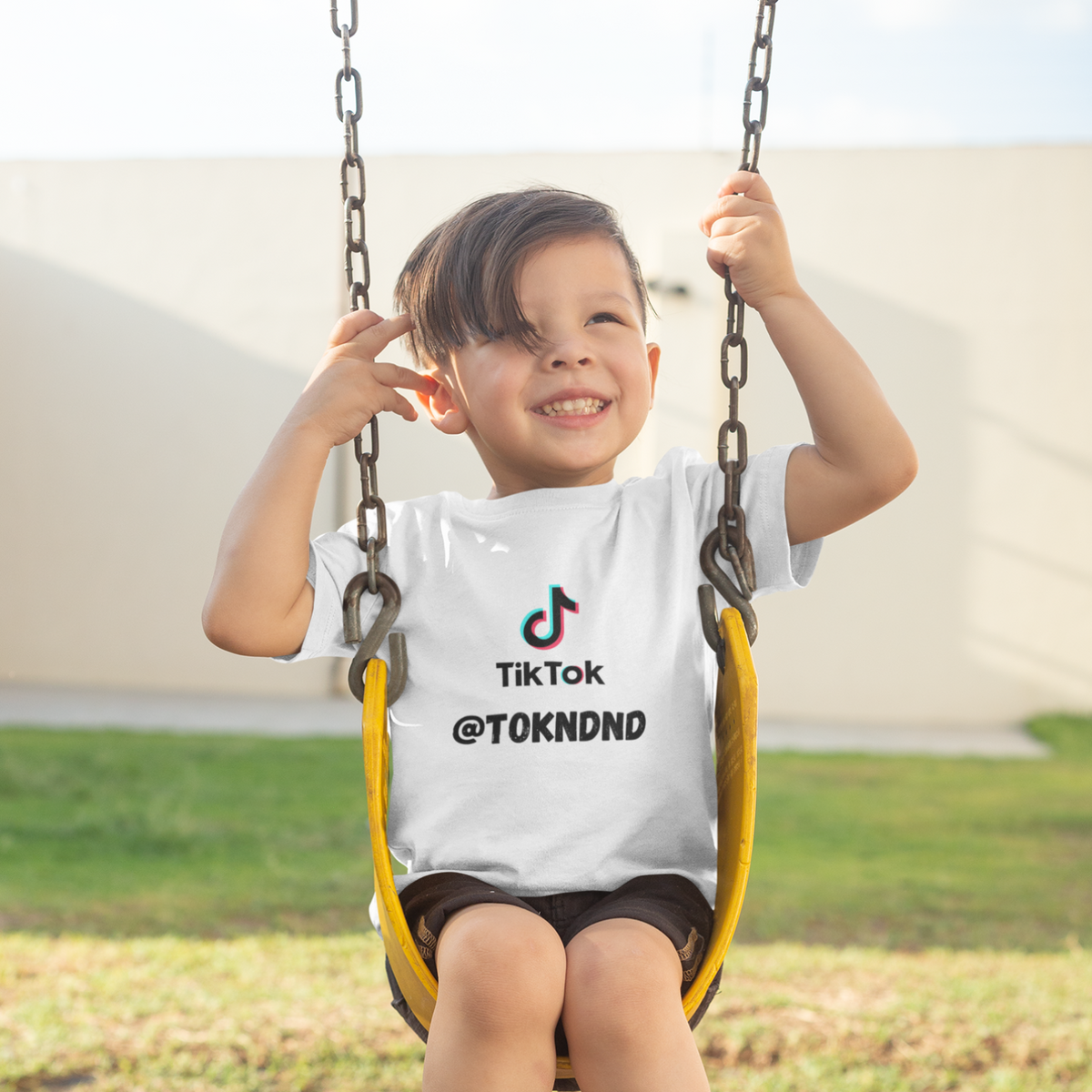 White Tee - @TOKNDND